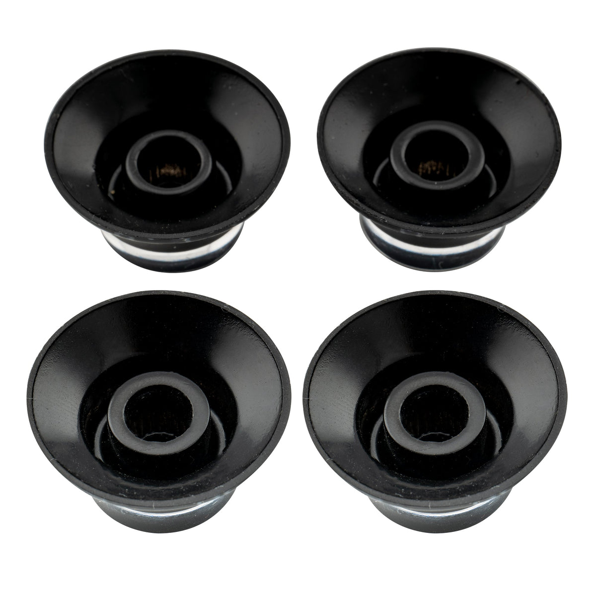 Musiclily Pro Metric Coarse 18-Spline Top Hat Bell Knobs Tone Volume Control Knobs for Epiphone LP SG Style Electric Guitar, Set of 4