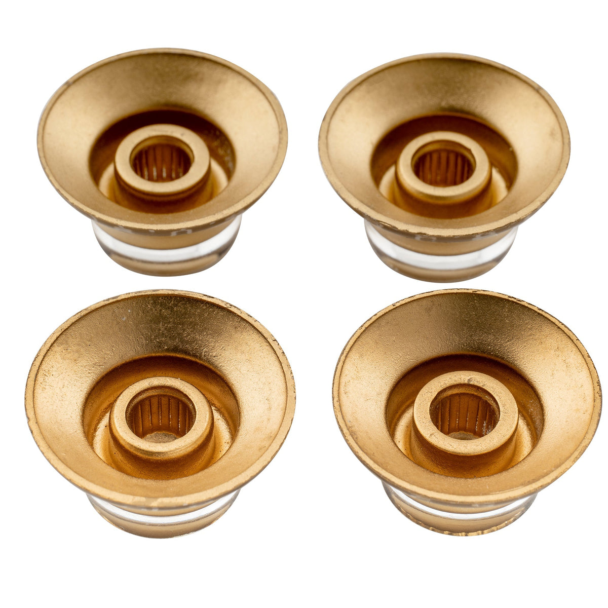 Musiclily Pro Metric Coarse 18-Spline Top Hat Bell Knobs Tone Volume Control Knobs for Epiphone LP SG Style Electric Guitar, Set of 4