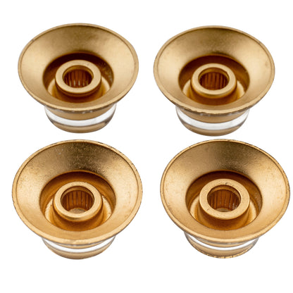 Musiclily Pro Metric Coarse 18-Spline Top Hat Bell Knobs Tone Volume Control Knobs for Epiphone LP SG Style Electric Guitar, Set of 4