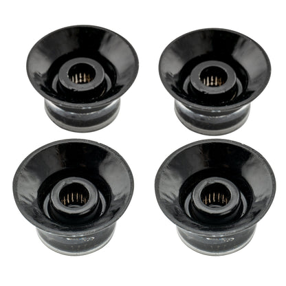 Musiclily Pro Metric Coarse 18-Spline Top Hat Bell Knobs Tone Volume Control Knobs for Epiphone LP SG Style Electric Guitar, Set of 2T2V