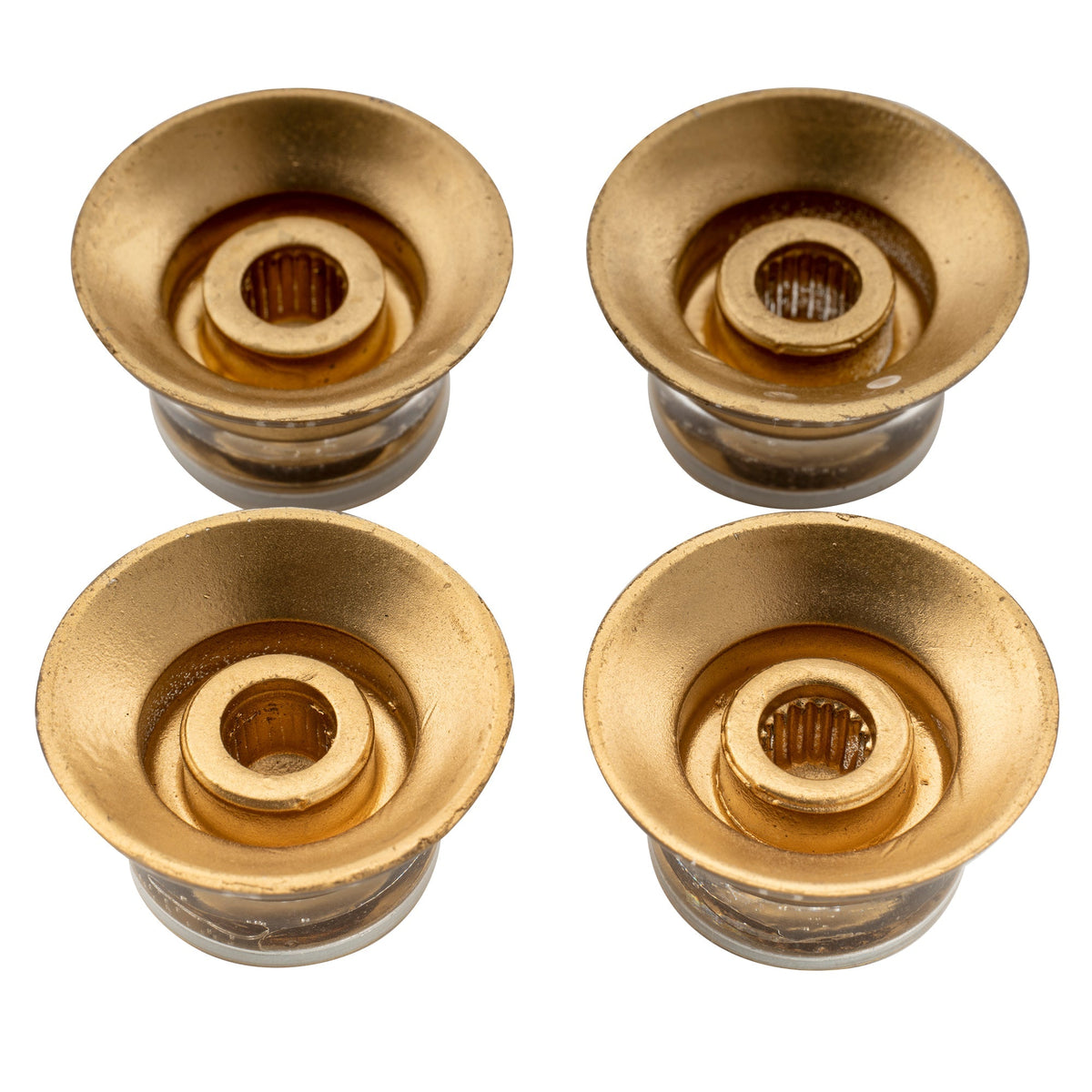 Musiclily Pro Metric Coarse 18-Spline Top Hat Bell Knobs Tone Volume Control Knobs for Epiphone LP SG Style Electric Guitar, Set of 2T2V