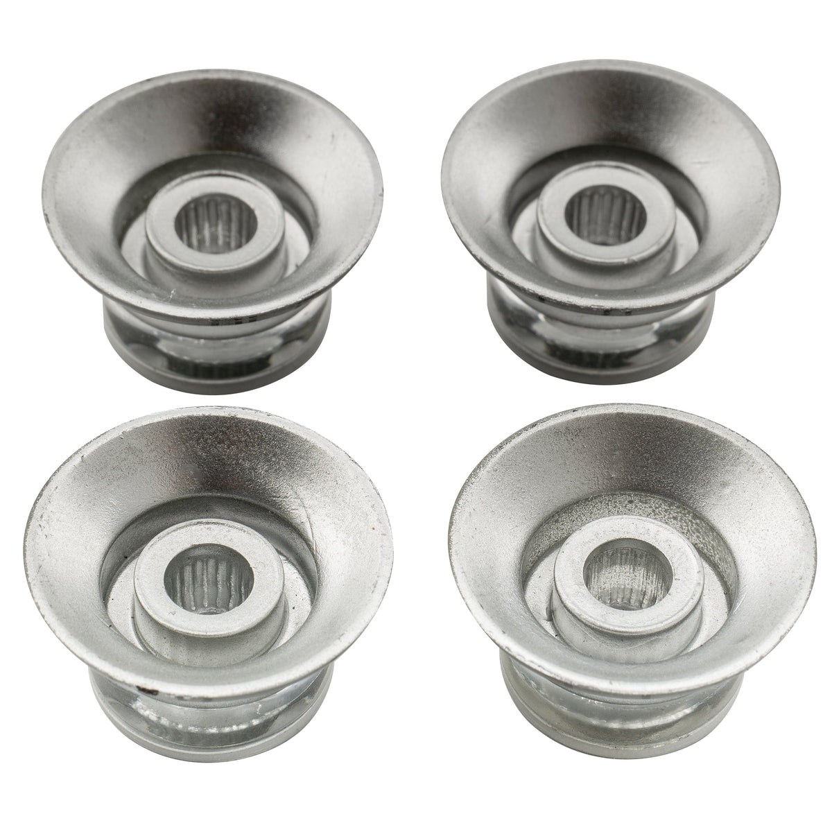 Musiclily Pro Metric Coarse 18-Spline Top Hat Bell Knobs Tone Volume Control Knobs for Epiphone LP SG Style Electric Guitar, Set of 2T2V