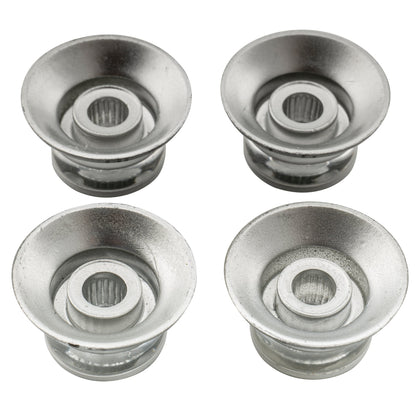 Musiclily Pro Metric Coarse 18-Spline Top Hat Bell Knobs Tone Volume Control Knobs for Epiphone LP SG Style Electric Guitar, Set of 2T2V