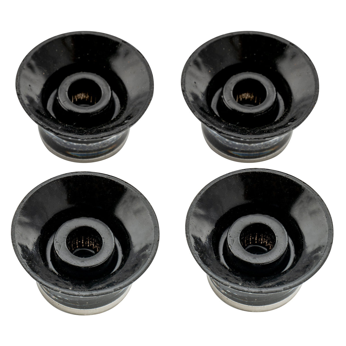 Musiclily Pro Metric Coarse 18-Spline Top Hat Bell Knobs Tone Volume Control Knobs for Epiphone LP SG Style Electric Guitar, Set of 2T2V