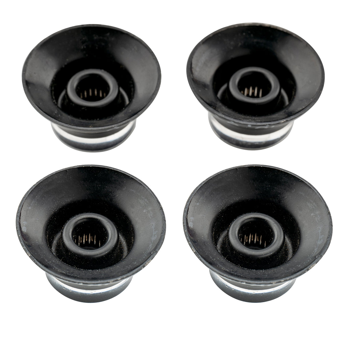 Musiclily Pro Left Handed Metric Coarse 18-Spline Top Hat Bell Knobs Tone Volume Control Knobs for Epiphone LP SG Style Electric Guitar, Set of 4