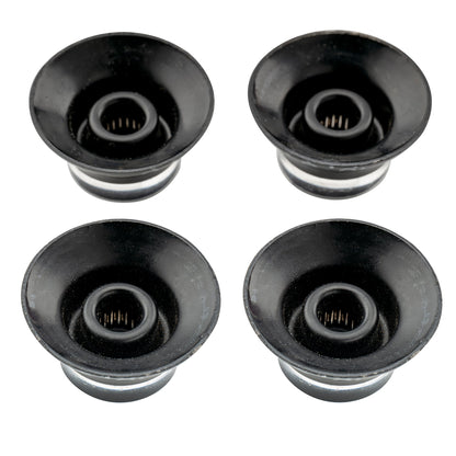 Musiclily Pro Left Handed Metric Coarse 18-Spline Top Hat Bell Knobs Tone Volume Control Knobs for Epiphone LP SG Style Electric Guitar, Set of 4