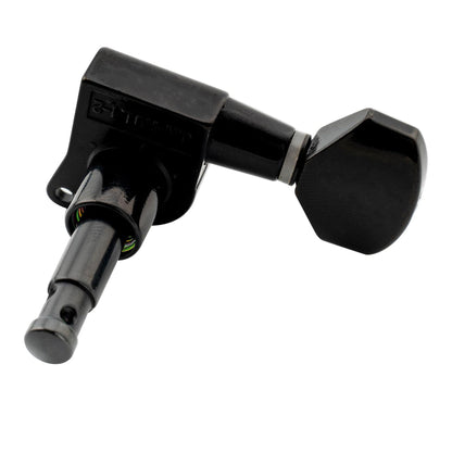 Wilkinson Left Handed 6-in-line E-Z-LOK Guitar Tuners Tuning Pegs Keys Machine Heads Set for Fender Strat/Tele Style Electric Guitar
