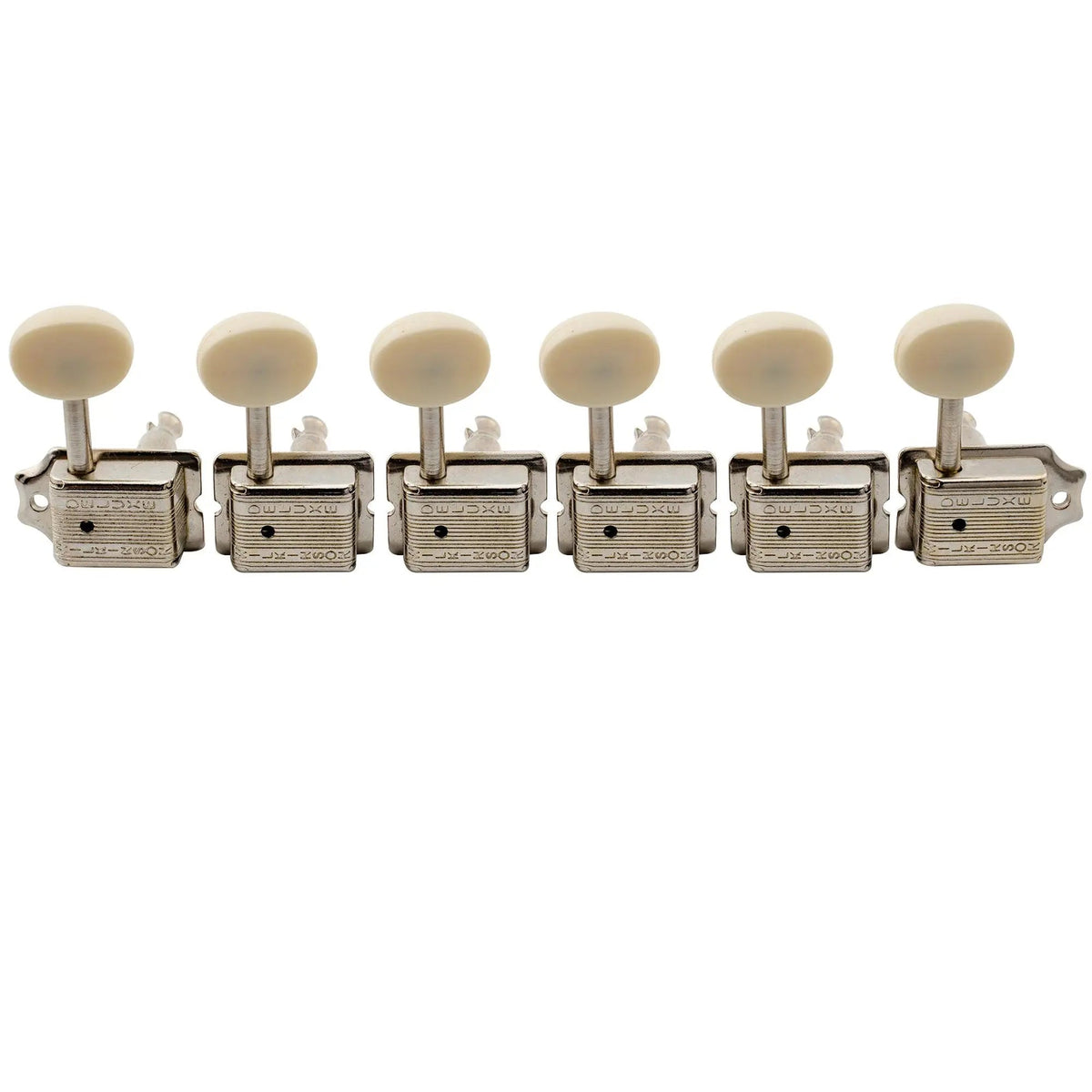 Wilkinson Vintage Deluxe Guitar Tuners Split Shaft 6 in Line Tuners Machine Heads Tuning Pegs Keys Set for Classic Vibe Fender Strat/Tele Style