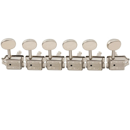 Wilkinson Vintage Deluxe Guitar Tuners Split Shaft 6 in Line Tuners Machine Heads Tuning Pegs Keys Set for Classic Vibe Fender Strat/Tele Style