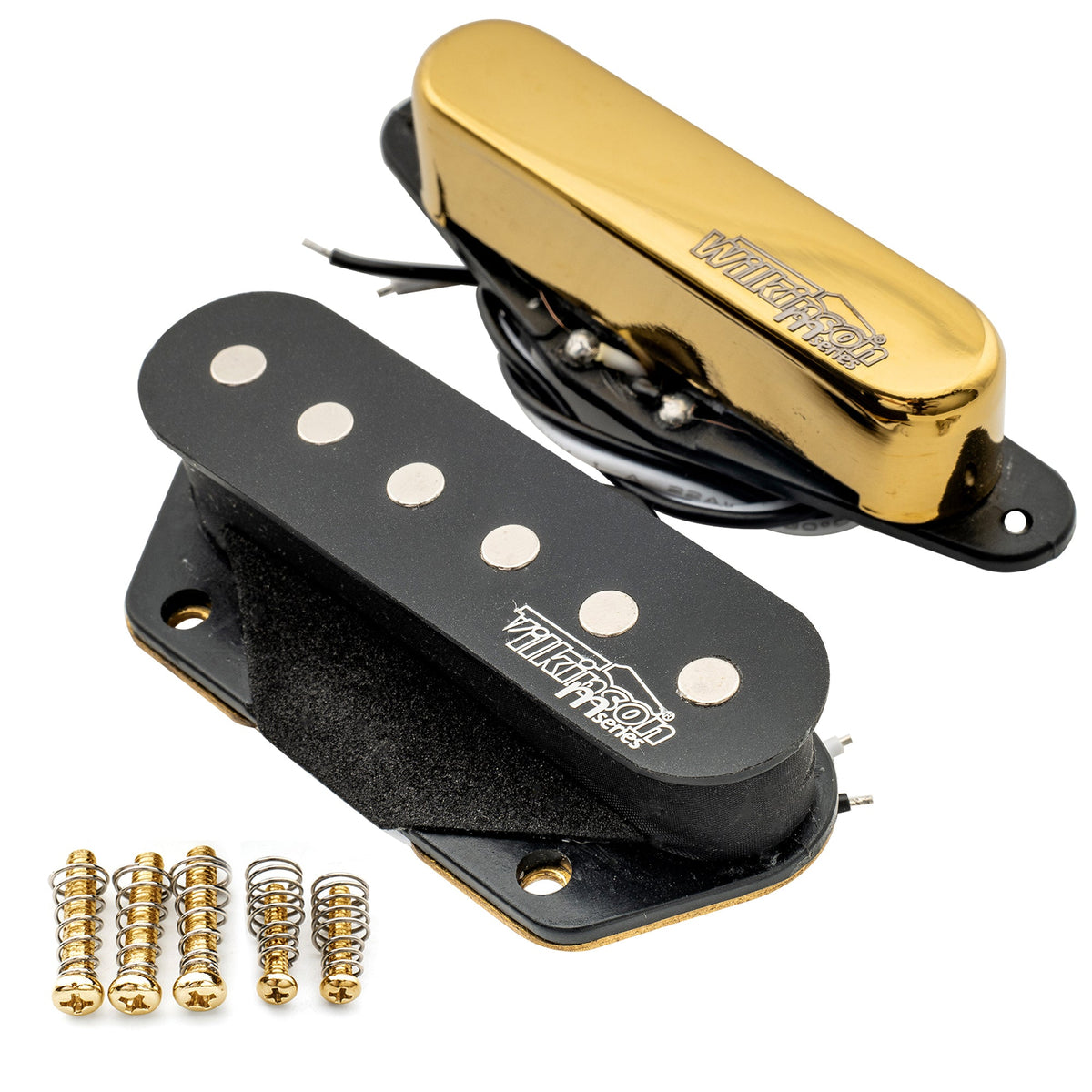 Wilkinson M Series Low Gauss Nashville Sound Ceramic Single Coil Pickups Set for Tele Style Electric Guitar