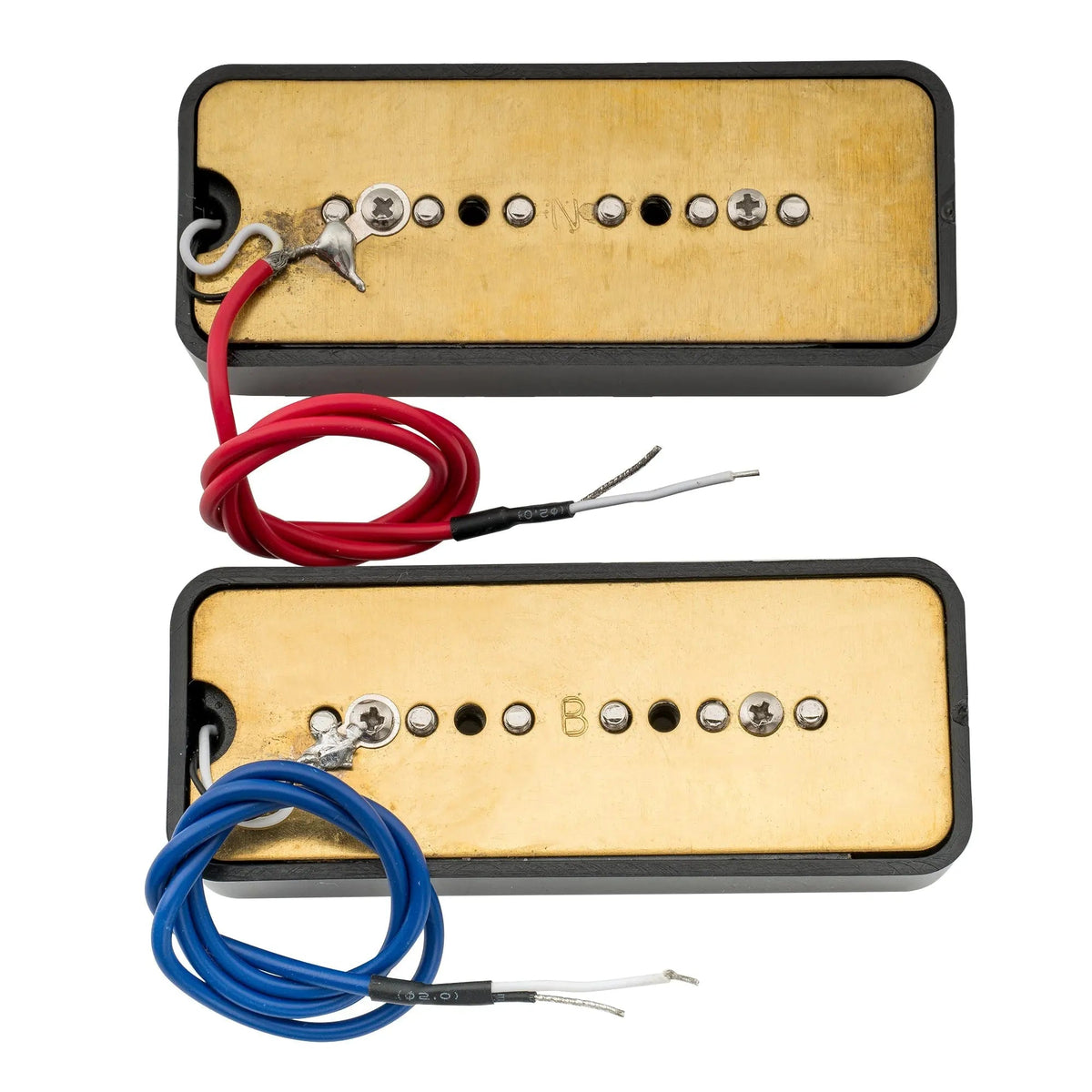 Wilkinson M Series Low Gauss Iconic Sound Ceramic P90 Soapbar Single Coil Pickups Set for SG LP Style Electric Guitar
