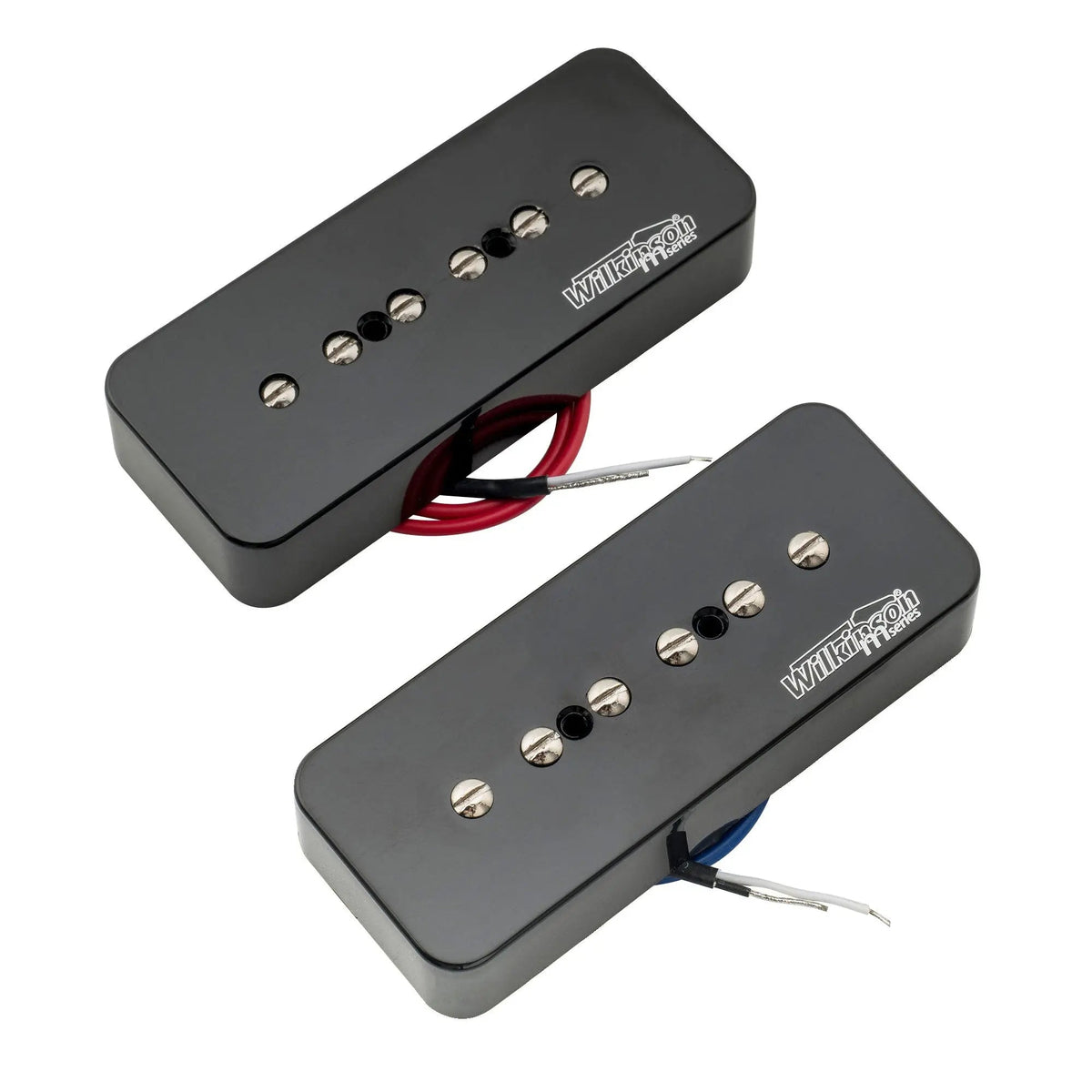 Wilkinson M Series Low Gauss Iconic Sound Ceramic P90 Soapbar Single Coil Pickups Set for SG LP Style Electric Guitar