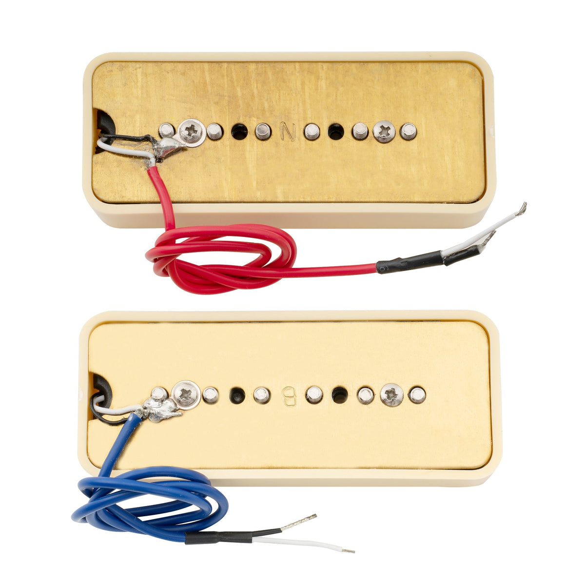 Wilkinson M Series Low Gauss Iconic Sound Ceramic P90 Soapbar Single Coil Pickups Set for SG LP Style Electric Guitar