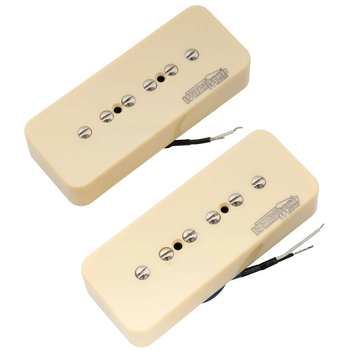 Wilkinson M Series Low Gauss Iconic Sound Ceramic P90 Soapbar Single Coil Pickups Set for SG LP Style Electric Guitar
