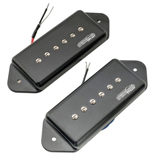 Wilkinson M Series Low Gauss Iconic Sound Ceramic P90 Dogear Style Single Coil Pickups Set for SG LP Style Electric Guitar