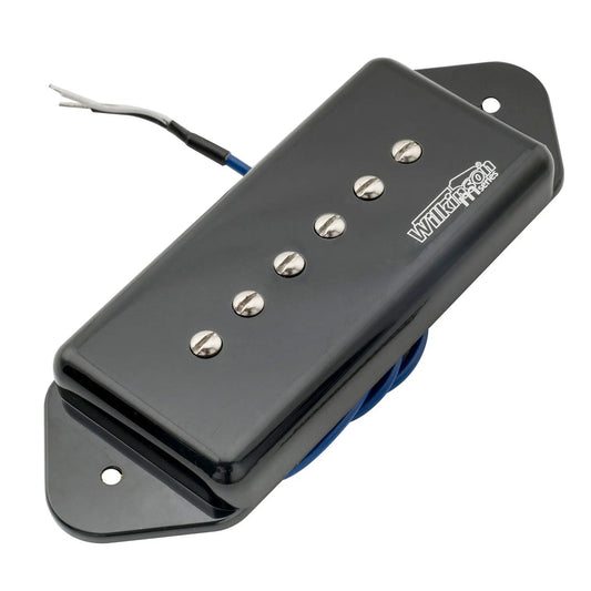 Wilkinson M Series Low Gauss Iconic Sound Ceramic P90 Dogear Style Single Coil Bridge Pickup for SG LP Style Electric Guitar