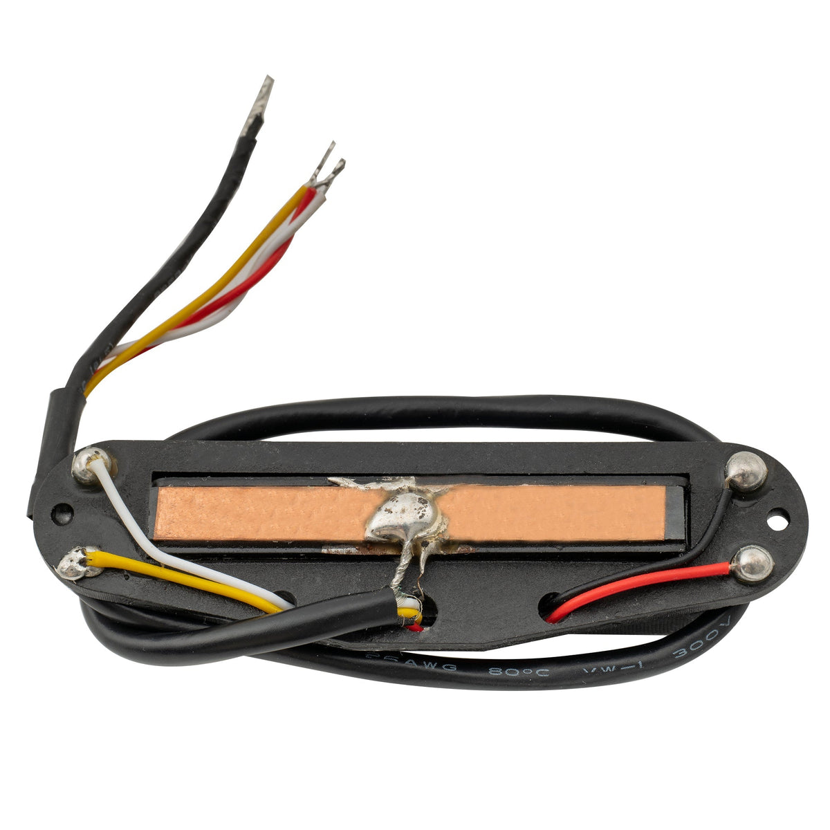 Wilkinson M Series Low Gauss Rail Blade Ceramic Single Coil Sized Humbucker Bridge Pickup for Strat Style Electric Guitar