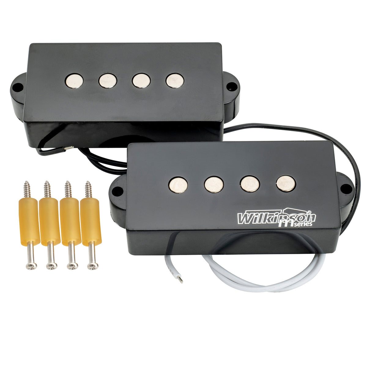 Wilkinson M Series Variable Gauss Ceramic Traditional Precision Bass Humbuckers Pickups Set for PB Style Electric Bass