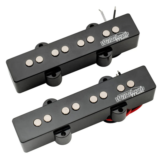 Wilkinson M Series Variable Gauss Ceramic Traditional Jazz Bass Pickups Set for JB Style Electric Bass