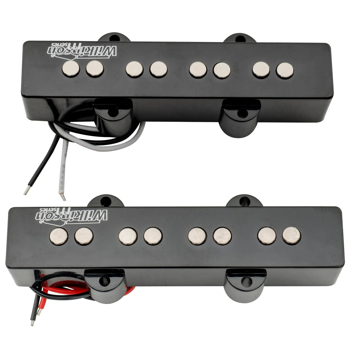 Wilkinson M Series Variable Gauss Ceramic Traditional Jazz Bass Pickups Set for JB Style Electric Bass