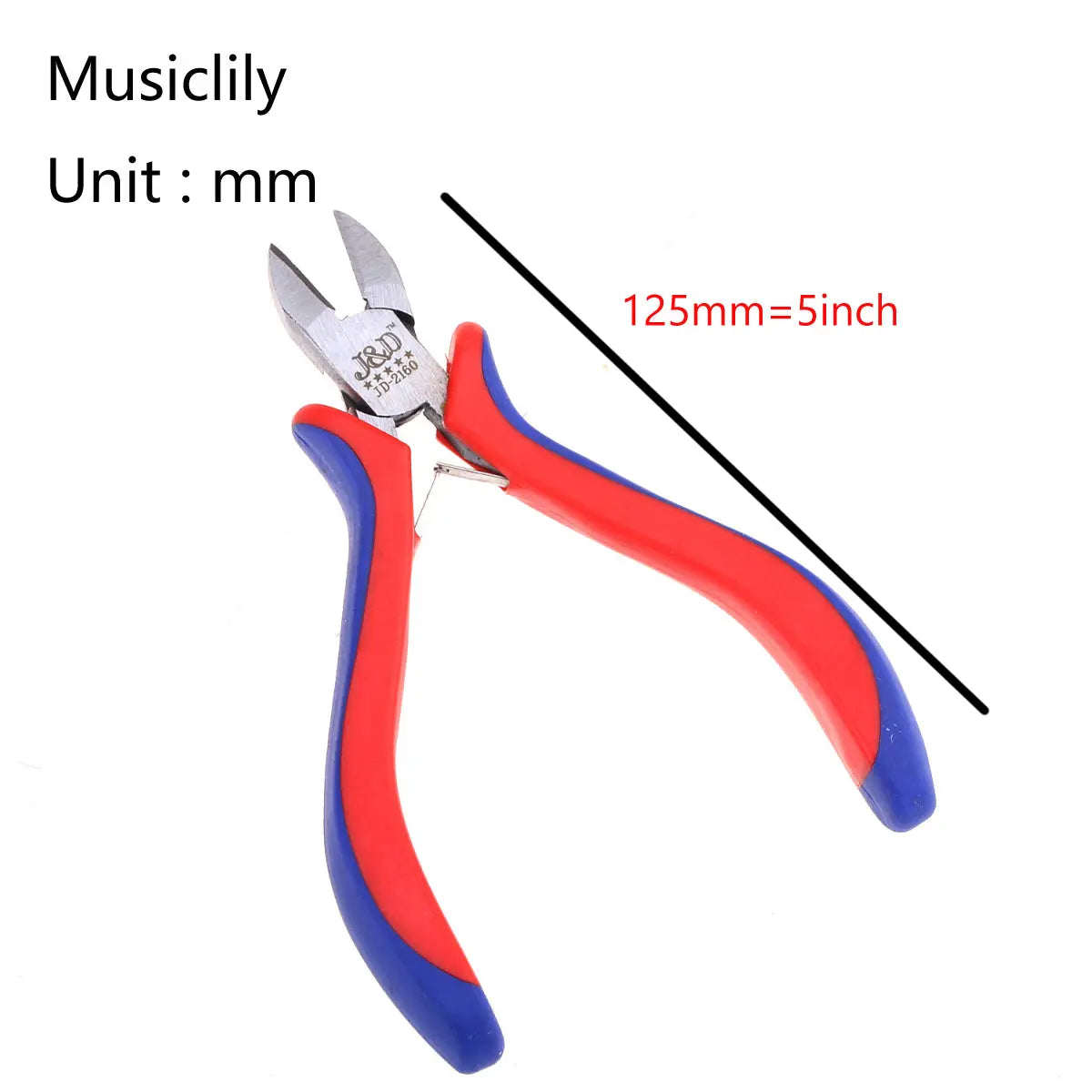 Musiclily Basic 5 Inch Travelling Mini Size Guitar Bass String Cutter Tool