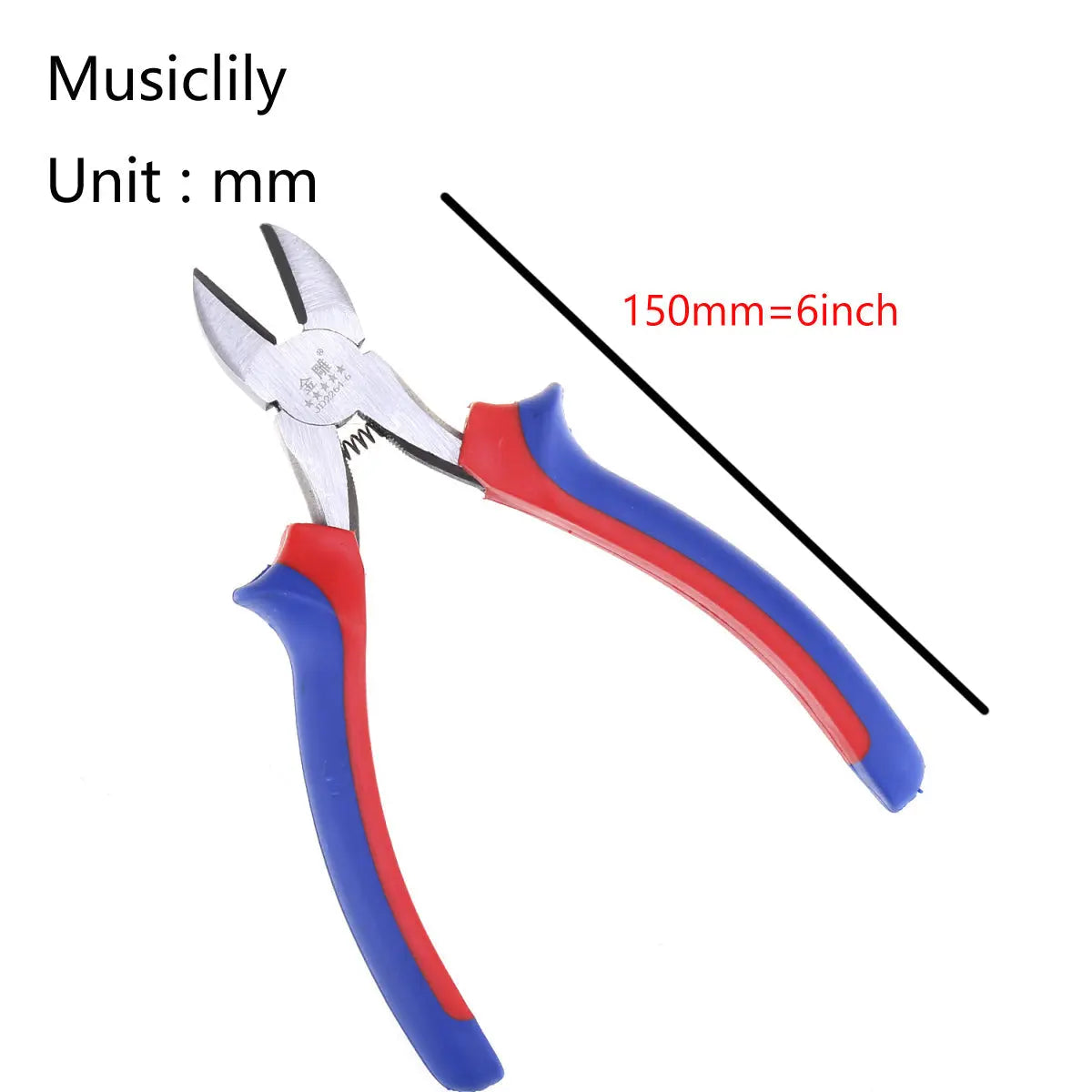 Musiclily Basic 6 Inch Medium Size Guitar Bass String Cutter Tool