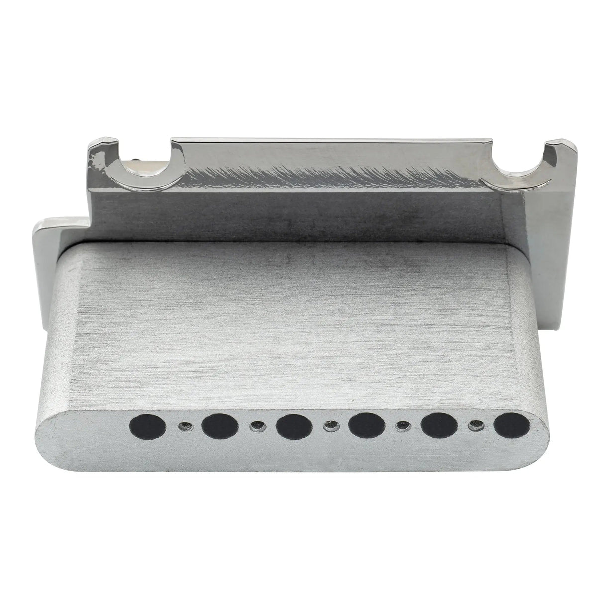 Wilkinson M Series 54mm(2-1/8 inch) Vintage Style Full Block Pop-in Arm 2-Point ST Guitar Tremolo Bridge for MIJ/MIK Strat Style Electric Guitar