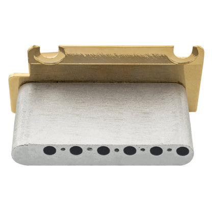 Wilkinson M Series 54mm(2-1/8 inch) Vintage Style Full Block Pop-in Arm 2-Point ST Guitar Tremolo Bridge for MIJ/MIK Strat Style Electric Guitar