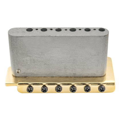 Wilkinson M Series 54mm(2-1/8 inch) Vintage Style Full Block Pop-in Arm 2-Point ST Guitar Tremolo Bridge for MIJ/MIK Strat Style Electric Guitar