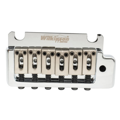 Wilkinson M Series 52.5mm(2-1/16 inch) Full Block ST Guitar Tremolo Bridge Pop-in Arm 2-Point for American Standard or Professional Fender Strat Style Electric Guitar