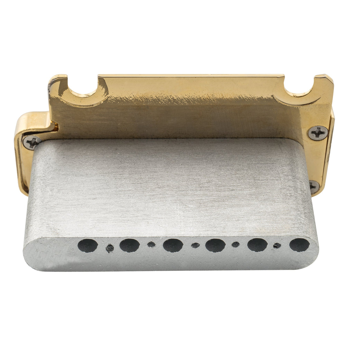 Wilkinson M Series 52.5mm(2-1/16 inch) Full Block ST Guitar Tremolo Bridge Pop-in Arm 2-Point for American Standard or Professional Fender Strat Style Electric Guitar