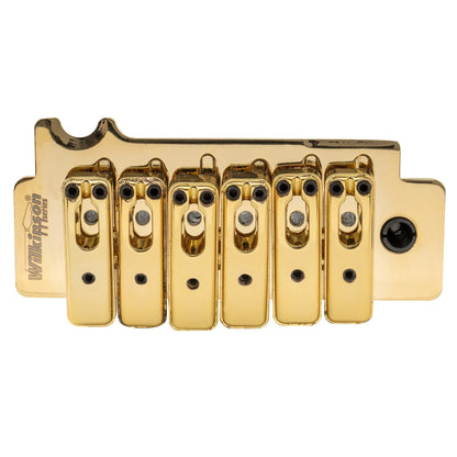 Wilkinson M Series 52.5mm(2-1/16 inch) Individual Saddle Full Block ST Guitar Tremolo Bridge Pop-in Arm 2-Point for Squier/Mexico Fender Strat Style Electric Guitar