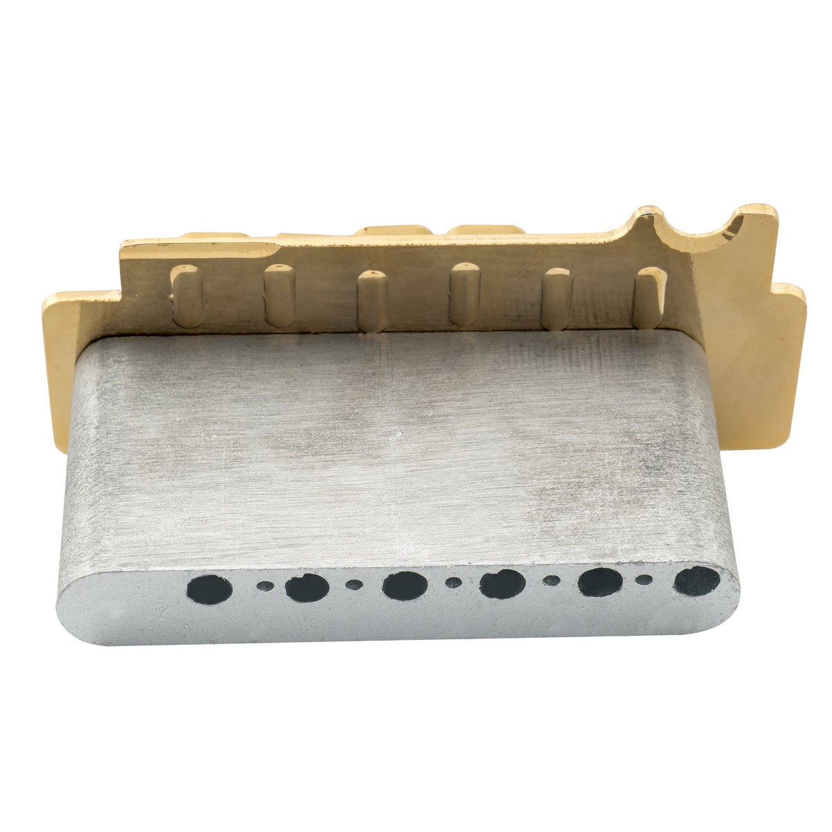 Wilkinson M Series 52.5mm(2-1/16 inch) Individual Saddle Full Block ST Guitar Tremolo Bridge Pop-in Arm 2-Point for Squier/Mexico Fender Strat Style Electric Guitar