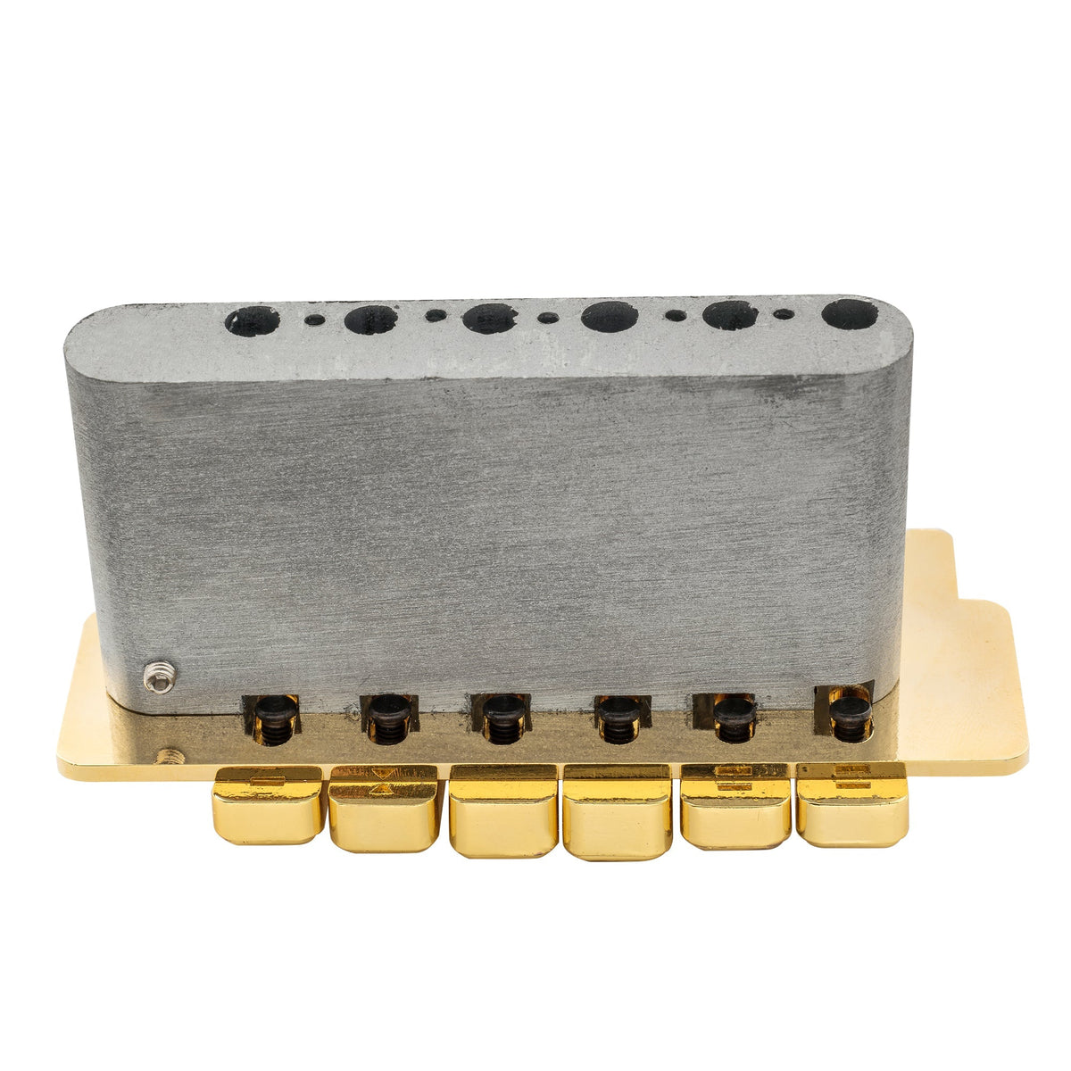 Wilkinson M Series 52.5mm(2-1/16 inch) Individual Saddle Full Block ST Guitar Tremolo Bridge Pop-in Arm 2-Point for Squier/Mexico Fender Strat Style Electric Guitar