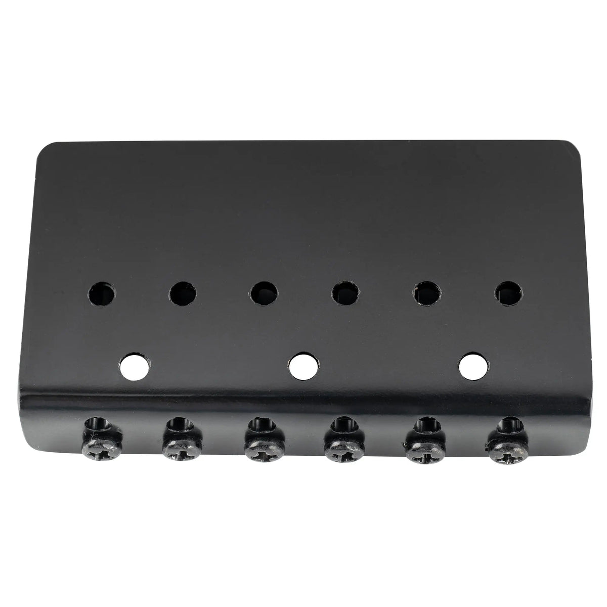 Wilkinson M Series 52.5mm(2-1/16 inch) String Spacing Modern Style Saddle Hardtail Fixed Bridge Non-Tremolo Bridge for Strat Tele Style Electric Guitar