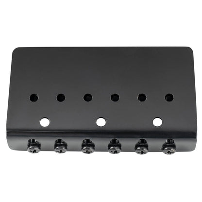 Wilkinson M Series 52.5mm(2-1/16 inch) String Spacing Modern Style Saddle Hardtail Fixed Bridge Non-Tremolo Bridge for Strat Tele Style Electric Guitar