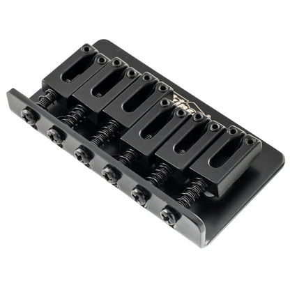 Wilkinson M Series 52.5mm(2-1/16 inch) String Spacing Modern Style Saddle Hardtail Fixed Bridge Non-Tremolo Bridge for Strat Tele Style Electric Guitar