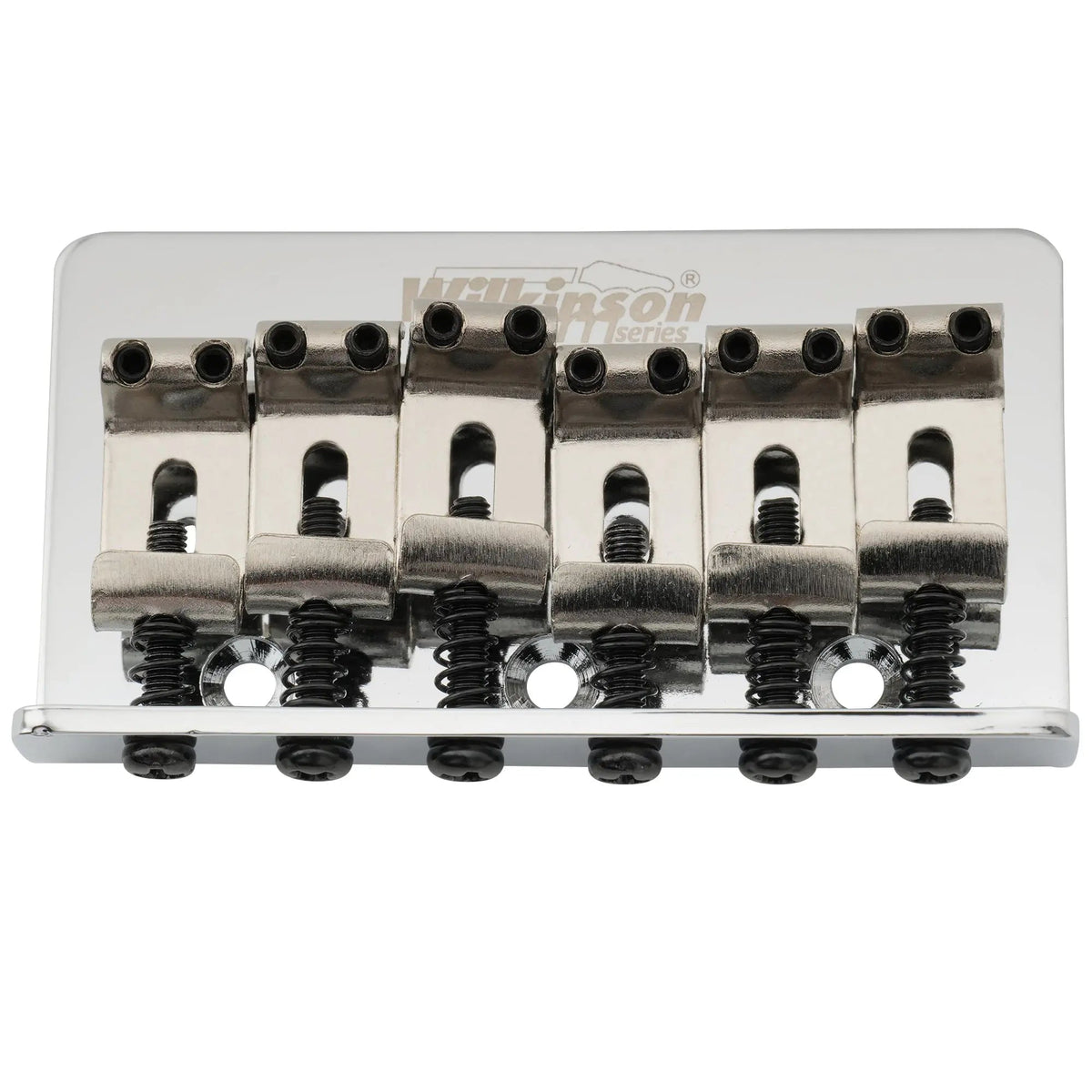 Wilkinson M Series 52.5mm(2-1/16 inch) Hardtail Fixed Bridge Vintage Bent Saddle for Squier/Mexico Fender Strat Tele Style Electric Guitar