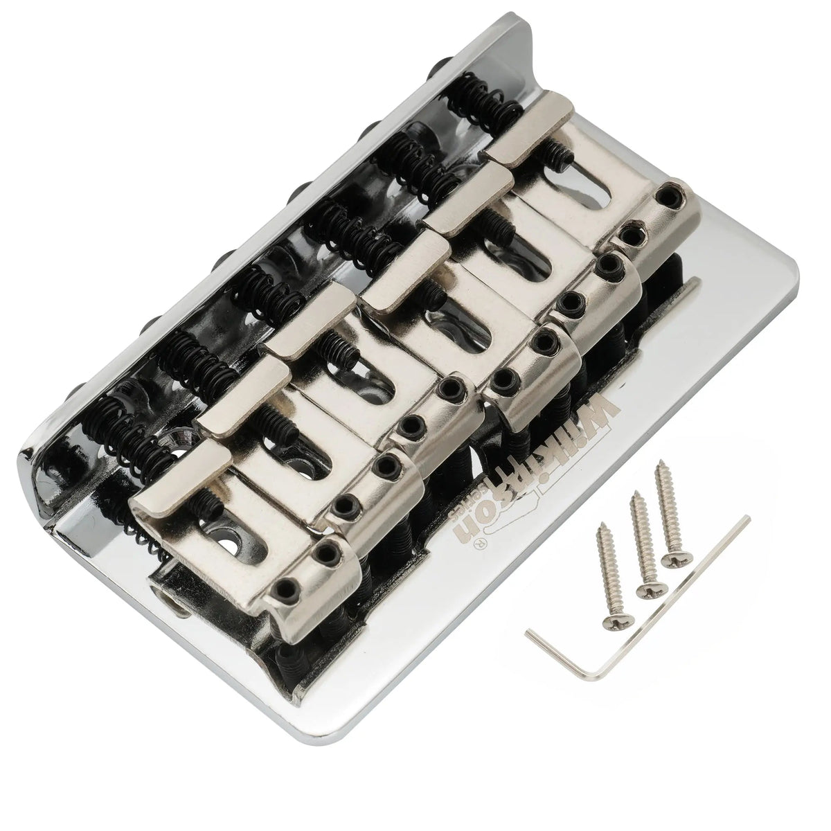 Wilkinson M Series 52.5mm(2-1/16 inch) Hardtail Fixed Bridge Vintage Bent Saddle for Squier/Mexico Fender Strat Tele Style Electric Guitar