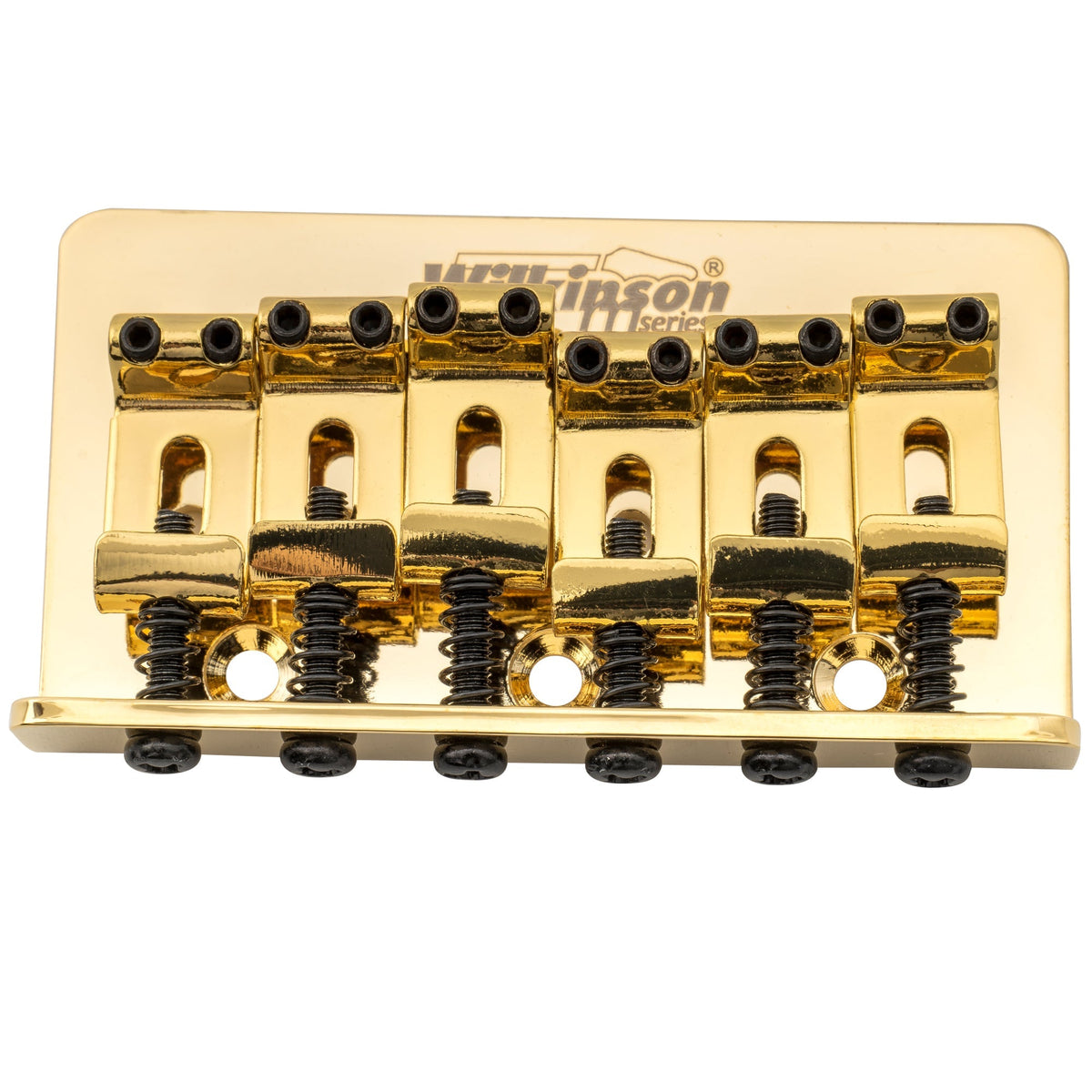 Wilkinson M Series 52.5mm(2-1/16 inch) Hardtail Fixed Bridge Vintage Bent Saddle for Squier/Mexico Fender Strat Tele Style Electric Guitar