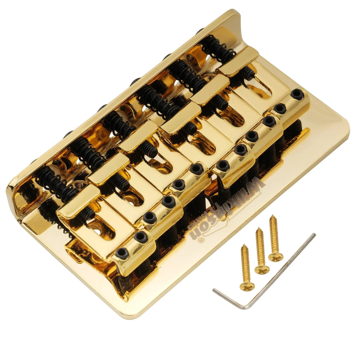 Wilkinson M Series 52.5mm(2-1/16 inch) Hardtail Fixed Bridge Vintage Bent Saddle for Squier/Mexico Fender Strat Tele Style Electric Guitar