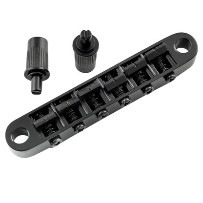 Wilkinson M Series 52mm(2-3/64 inch) String Spacing Wide Style Tune-o-matic Bridge for LP SG Style Electric Guitar
