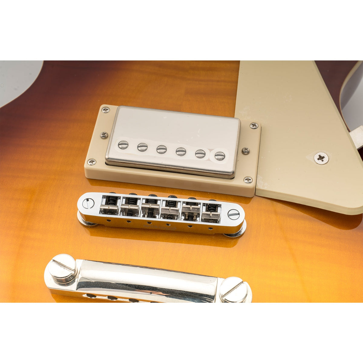 Wilkinson M Series 52mm(2-3/64 inch) String Spacing Wide Style Tune-o-matic Bridge for LP SG Style Electric Guitar