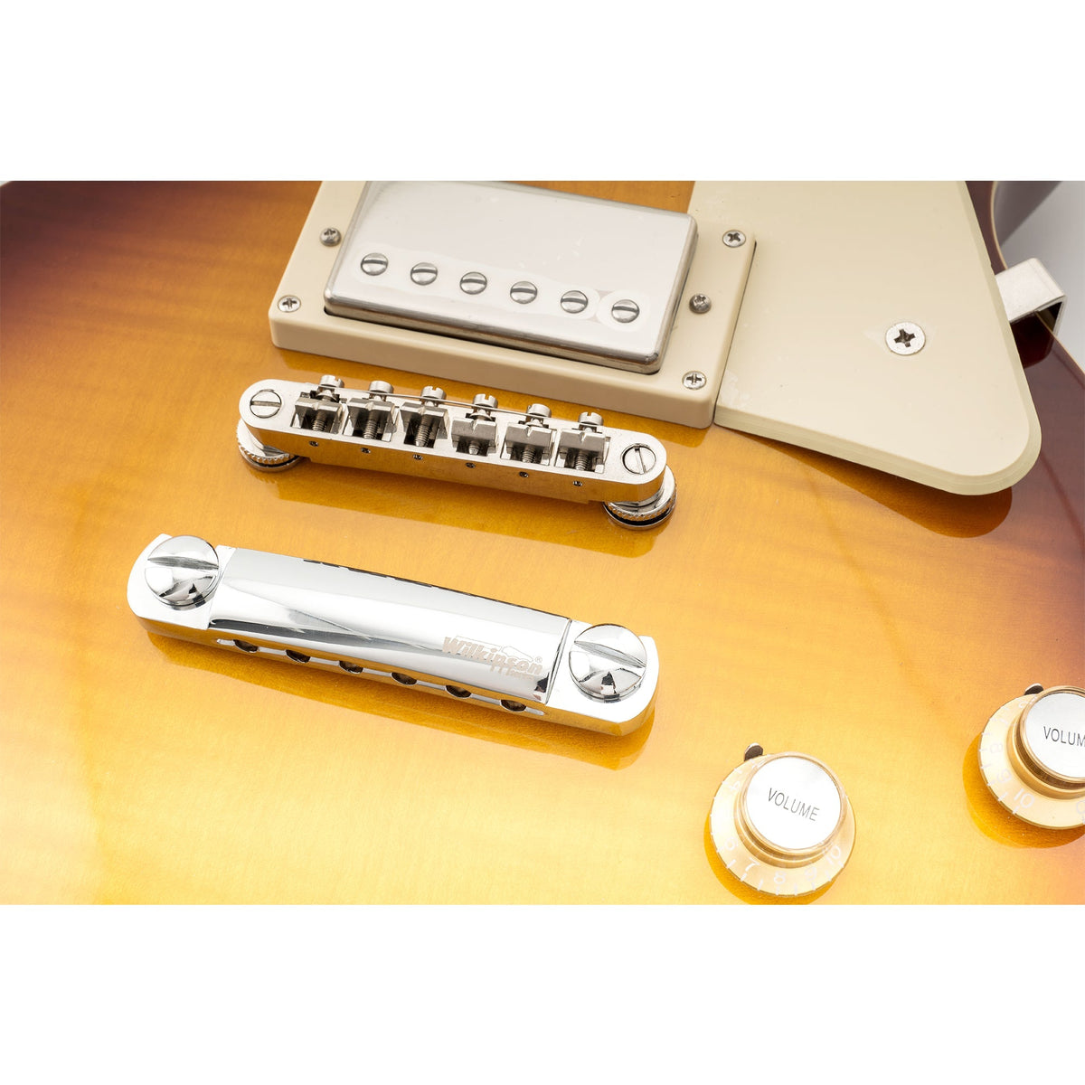 Wilkinson M Series 52mm(2-3/64 inch) String Spacing Stop Tailpiece for LP SG Style Electric Guitar