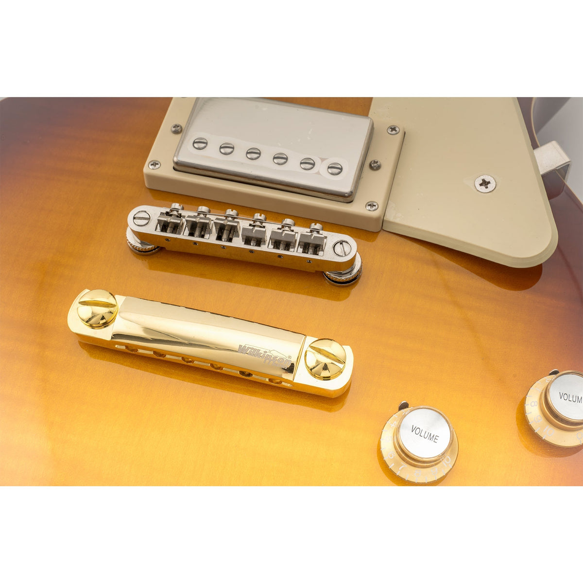 Wilkinson M Series 52mm(2-3/64 inch) String Spacing Stop Tailpiece for LP SG Style Electric Guitar