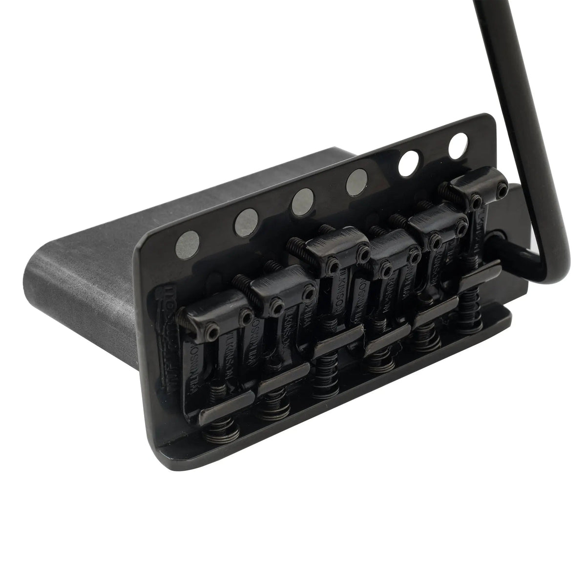 Wilkinson WVC-SB 54mm(2-1/8 inch) 6-Hole Vintage Steel Saddles Guitar Tremolo Bridge with Full Solid Steel Block for USA Vintage Strat and Japan Strat Style Electric Guitar