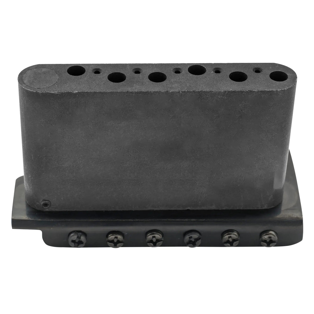 Wilkinson WVC-SB 54mm(2-1/8 inch) 6-Hole Vintage Steel Saddles Guitar Tremolo Bridge with Full Solid Steel Block for USA Vintage Strat and Japan Strat Style Electric Guitar