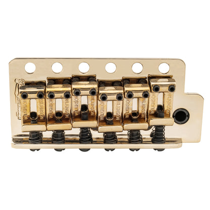 Wilkinson WVC-SB 54mm(2-1/8 inch) 6-Hole Vintage Steel Saddles Guitar Tremolo Bridge with Full Solid Steel Block for USA Vintage Strat and Japan Strat Style Electric Guitar