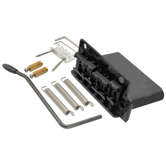 Wilkinson WV2-SB 54mm Vintage Steel Saddles 2-Point Guitar Tremolo Bridge with Full Solid Steel Block for Import Strat and Japan Strat Guitar
