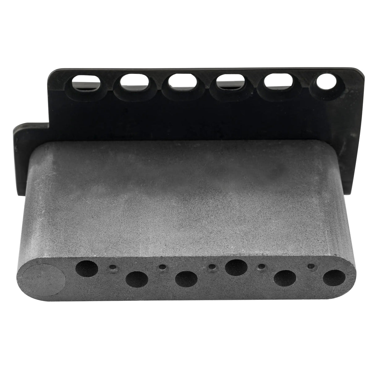 Wilkinson WV6-SB 54mm(2-1/8 inch) 5+1 Hole Vintage Steel Saddles Tremolo Bridge with Full Steel Block for Fender USA and Japan Strat Style Electric Guitar
